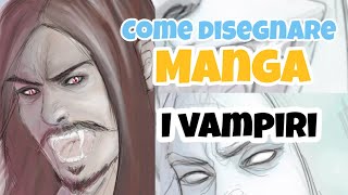 TUTORIAL COME DISEGNARE DA AUTODIDATTA  DISEGNAMO VAMPIRI [upl. by Lemieux135]