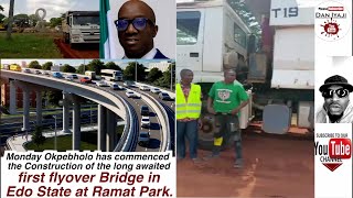 Okpebholo First flyover Bridge in Edo State at Ramat Park [upl. by Soble]