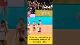 Kateam mate mong mapanakit pag natutuwa creamline bernadethpons pangspanaga pvl fyp [upl. by Desdee]