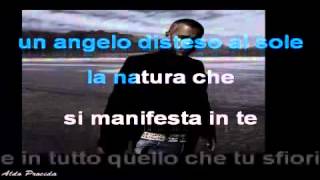 Eros Ramazzotti Un angelo disteso al sole Karaoke con cori [upl. by Burford]