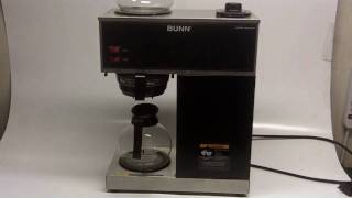 Bunn Coffee Maker VPR Series [upl. by Taddeusz]