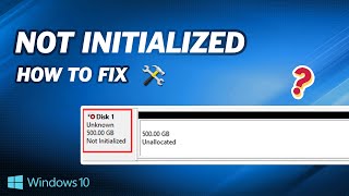 How to Fix External Hard Drive Not Initialized [upl. by Andria521]