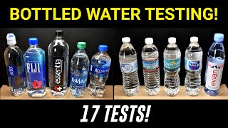 Testing 10 Popular Bottled Drinking Water Brands  See How They Compare [upl. by Neelrad]