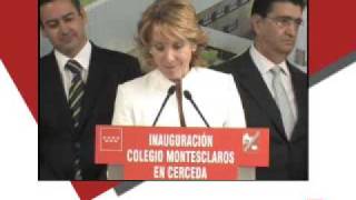 La Presidenta inaugura un colegio en Cerceda [upl. by Sherline415]