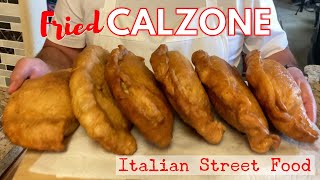 DeepFried Calzone  The Ultimate Italian Street Food [upl. by Mufinella677]