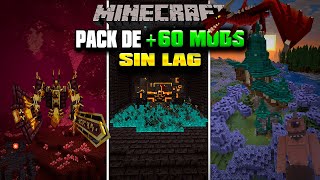 PACK de MODS MINECRAFT 1201  60 MODS SIN LAG AVENTURACOMBATEESTRUCTURAS [upl. by Eetsirk]