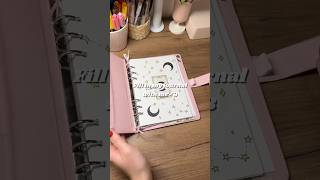 Fill in my journal with me ✨ planner journal bulletjournal aesthetic [upl. by Ahcrop]