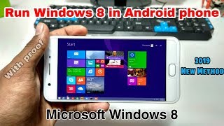 Run Windows 8 in Android phone Using limbo  windows amp softwares in android [upl. by Ahmad407]