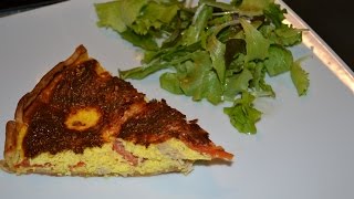 QUICHE AU THON  RECETTE FACILE ET RAPIDE [upl. by Nywra709]