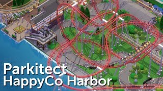 Parkitect Campaign Part 12  HappyCo Harbor  Dutch Port Park [upl. by Yemiaj373]