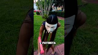 A megan le robaron la patineta 😱 shorts video youtubeshorts [upl. by Bodkin]