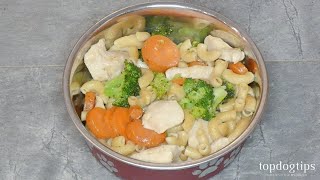 Recipe Wheat Pasta and Chicken Food for Dogs with Pancreatitis [upl. by Michaud]