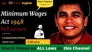 Minimum Wages Act 1948 Full Lectures [upl. by Enad]