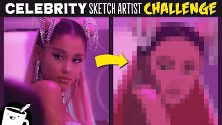 Artists Draw MORE Celebrities Based Only On Description [upl. by Lrig592]