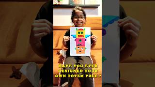 Drawing of Totem Pole art drawing kidsdrawing creativeart totempole [upl. by Gnof629]