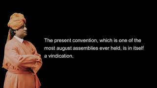 Listen to Swami Vivekanandas Historic Speech at the Chicago Parliament  Original Voice [upl. by Elihu890]