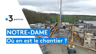 Flèche de NotreDame de Paris  où en est ce chantier colossal [upl. by Ashman]