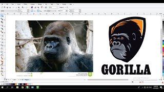 Learn Coreldraw Simple Techniques with Ahsan Sabri  Gorilla Mascot Logo [upl. by Eiramyllek]