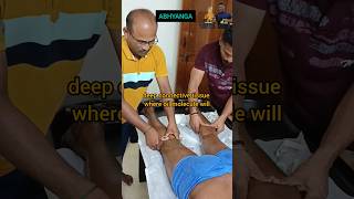 abhyanga massage ayurveda panchakarma feedytshortstrendyt massagetherapytrendchiropratic [upl. by Schlosser]