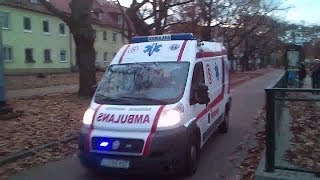 Karetka Triomed alarmowo na sygnale Aleją Wojska Polskiego na gdańskiej Strzyży Gdańsk Strzyża [upl. by Zavras]