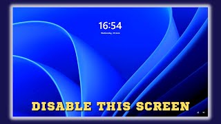 Want to Disable Windows Lock Screen Try this [upl. by Prescott970]