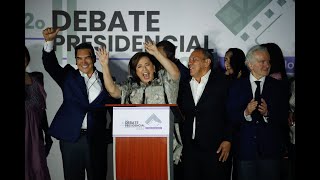 Xóchitl Gálvez también asegura haber ganado el debate [upl. by Eustazio298]