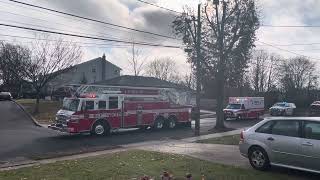 Farmingdale Fire Department Santa Run 2023 [upl. by Neelrahc413]