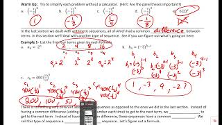 82 R Geometric Sequences [upl. by Un]