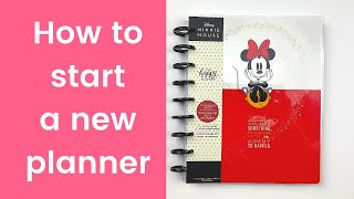 How to start a new planner SERIES part 1 2021 Happy Planner set up [upl. by Sliwa316]