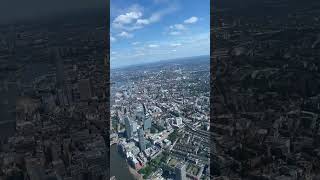 Flying over London in a helicopter 🚁🇬🇧 travel london helicopter [upl. by Aldora47]