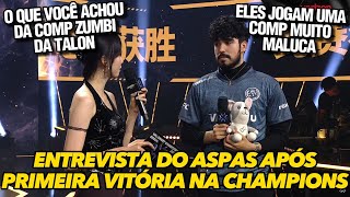 ENTREVISTA DO ASPAS DEPOIS DA LEV GANHAR DE 2 A 0 CONTRA A TALON E FICAR A UMA VITÃ“RIA DOS PLAYOFFS [upl. by Boykins342]