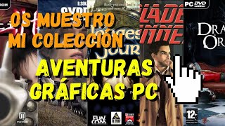 🔎 MI COLECCIÓN DE AVENTURAS GRÁFICAS Point and Click  The longest journey Blade Runner Drácula [upl. by Evy]