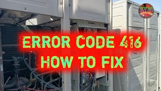 E416 how to fix Samsung vrf DVMS sistemas error code 416 how to solve [upl. by Ttik]