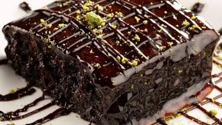 ISLAK KEK TARİFİ  BOL SOSLU ISLAK KEK TARİFİ  İSLAK KEK SOSU NASIL YAPILIR  BROWNİ NASIL YAPILIR [upl. by Anis]