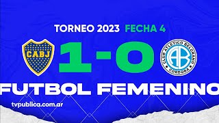 Boca Juniors vs Belgrano de Cordoba Fecha 04 del Campeonato Femenino YPF Torneo 2023 [upl. by Aiekan]