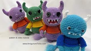 Amigurumi Monster Tutorial [upl. by Wehtta]