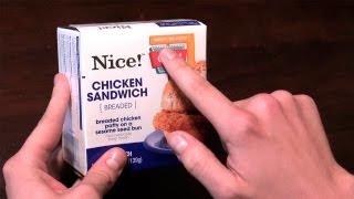 Unboxing Nice Brand Chicken Sandwich [upl. by Digdirb148]