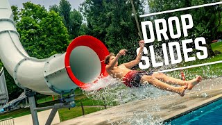 Amazing DROP SLIDES Compilation Jump Slides [upl. by Awhsoj]