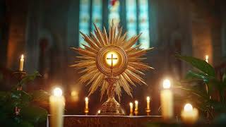 Gregorian Chants for Eucharistic Adoration  Catholic Music for Prayer [upl. by Ellerihs633]