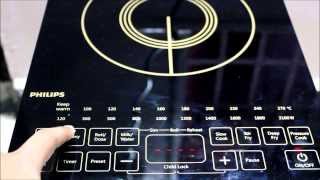 PHILIPS INDUCTION COOKER  Video Demo [upl. by Naashar]