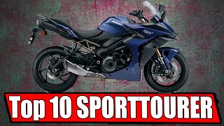 Top 10 MOTORRÄDER SPORTTOURER 2022 [upl. by Spielman]