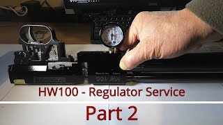 Weihrauch HW100  Regulator Service  Part 2 of 3 [upl. by Ociredef]