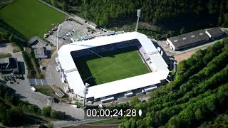 Erzgebirgsstadion in Aue im Bundesland Sachsen Deutschland [upl. by Obla247]