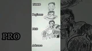 How to Draw Katakuri in Different Levels 😳 onepiece drawing katakuri [upl. by Perkoff]