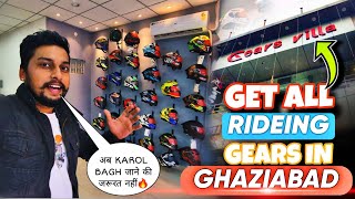 Discover Ghaziabads ULTIMATE RIDEING GEARS Shop – Better than Karolbagh motovlog [upl. by Illil]