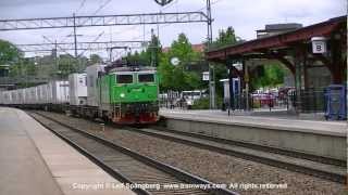 Green Cargo Rd2 1097 in Katrineholm Sweden [upl. by Kippar19]