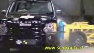 Crash Test of Landrover LR3 2007 [upl. by Chemosh]