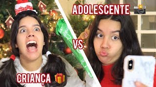 Criança VS Adolescente no Natal [upl. by Adiell]