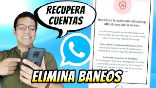 NUEVO WHATSAPP PLUS Ultima Versión ✅ ELIMINA Baneo Necesitas Instalar la versión Oficial 😱 [upl. by Helban509]