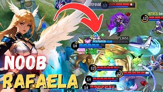 JUST A NOOB RAFAELA GAMEPLAY  MOBILE LEGENDS [upl. by Amaj]